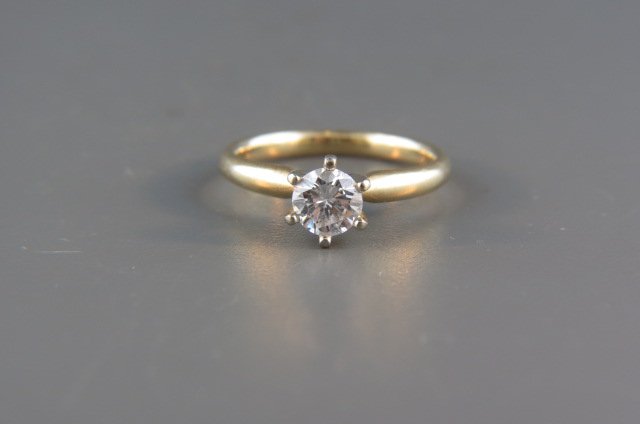 Diamond Solitaire Ring, (1 of 5)