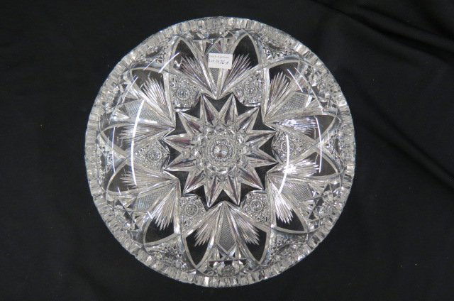 Hawkes Cut Glass Large Serving Bowl, (1 of 9)