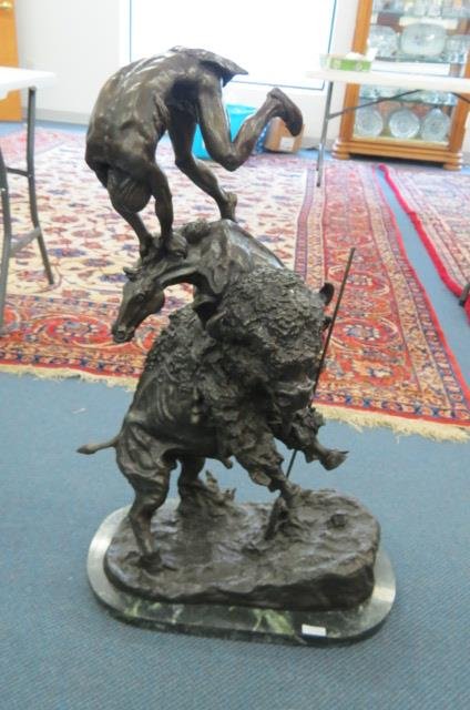 Frederic Remington Bronze " The Buffalo Horse" (1 of 4)