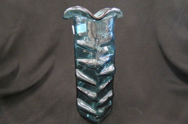 Whitefriars Art Glass Vase, "Totem Pole" (1 of 2)