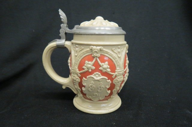 Mettlach Pottery Stein, (1 of 4)