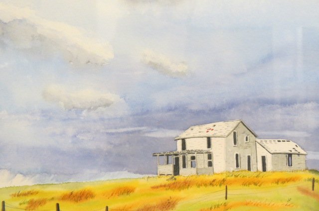 Mary E. Kramer, watercolor, (1 of 3)