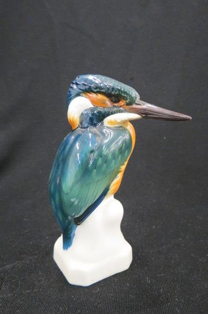 Nymphenburg Porcelain Figurine of a Bird,: by Theodore Karner, 5 1/2", excellent.