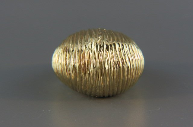 14K Gold Dome Ring, (1 of 3)