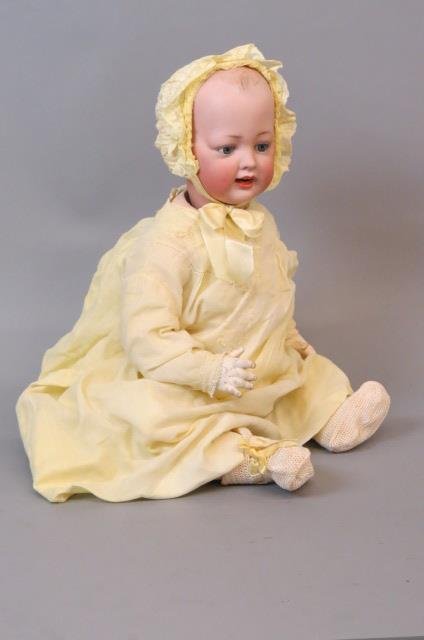 Kley & Hahn German Bisque Head Character Baby Doll, (1 of 3)