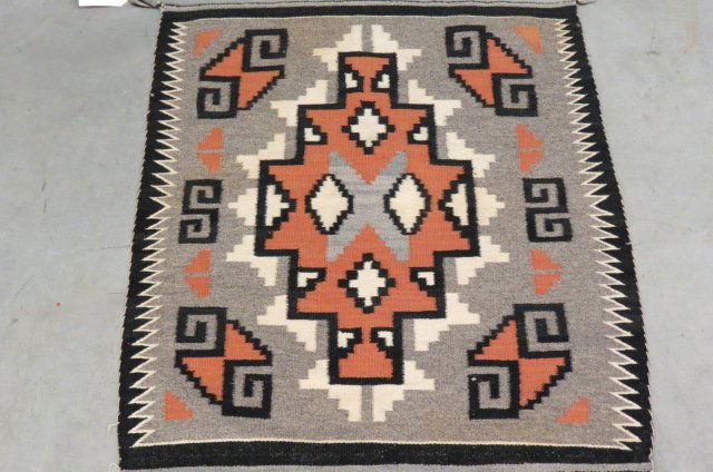 Navajo Indian Saddle Blanket, (1 of 5)