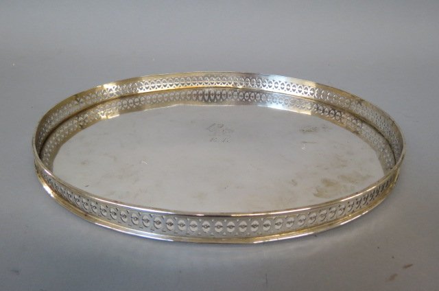 Sterling Silver Gallery Tray, (1 of 8)