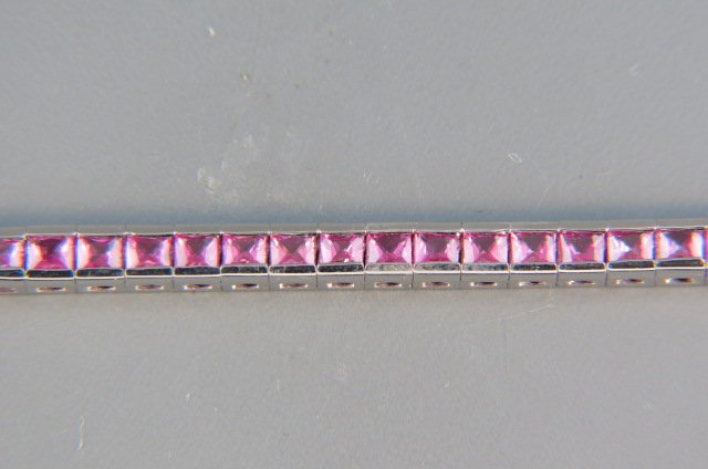 Pink Sapphire Bracelet, (1 of 4)