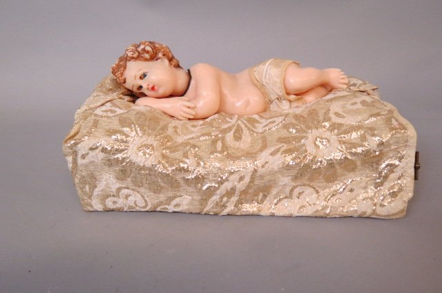 Wax Doll Automaton of Child at Rest, (1 of 3)