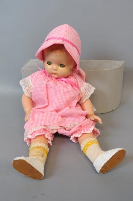Effanbee "Patsy Ann" Composition Doll,: 18".....Effanbee Dolls were a fixture of the 20th century. Effanbee Dolls started production of dolls in 1912, right at the beginning of the era of composition dolls. The company had great success wit