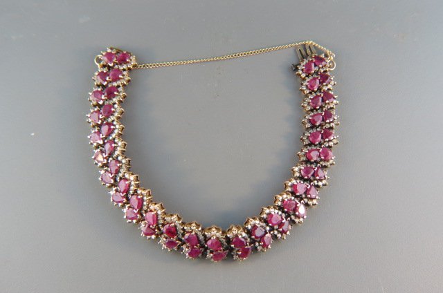 Ruby and Diamond Bracelet, (1 of 5)
