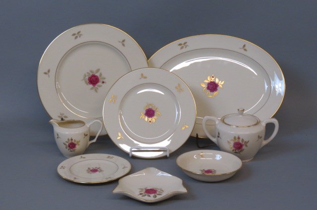 64 pcs. Lenox "Rhodorn" China Dinner Service, (1 of 2)