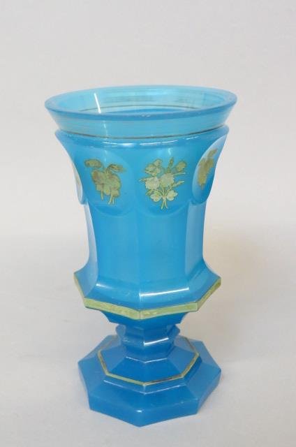 19th Century Blue Opalene Glass Tumbler or (1 of 3)