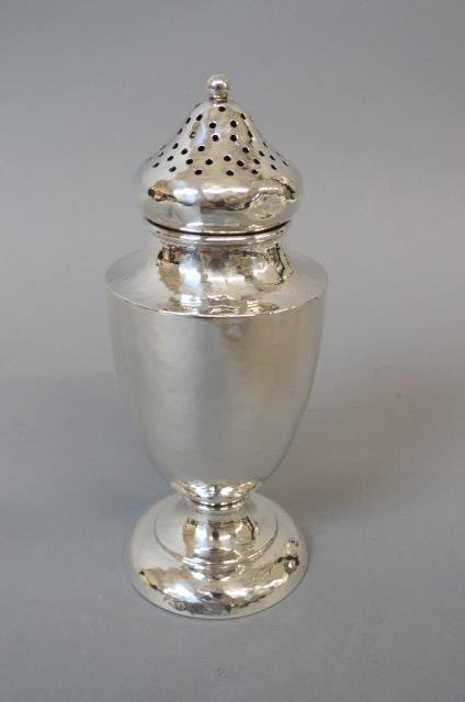 Sterling Silver Muffineer or Sugar Shaker, (1 of 3)