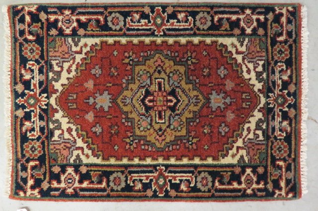 Heriz Persian Handmade Mat, (1 of 5)