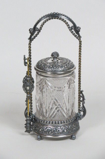 Victorian Silverplate Pickle Castor, (1 of 3)