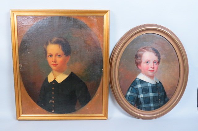 2 Paintings, Young Frederick Turner Brown, (1 of 4)