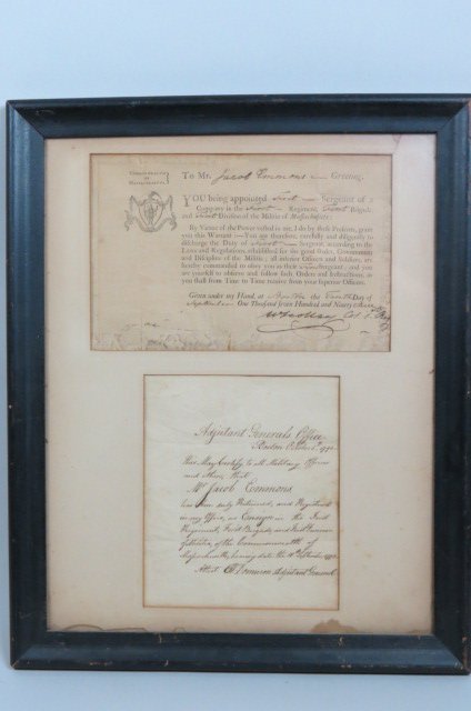 1793 Boston Massachusetts Documents, (1 of 3)