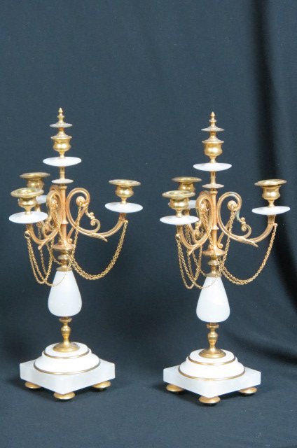 Pair of French Style Candelabra, (1 of 2)