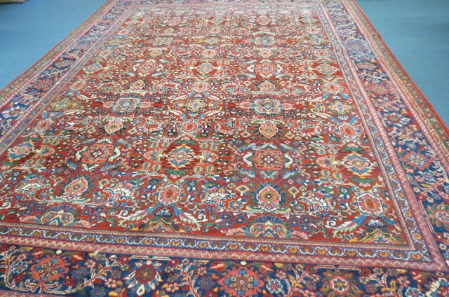 Mahal or Tabriz Persian Handmade Room Size Rug, (1 of 5)