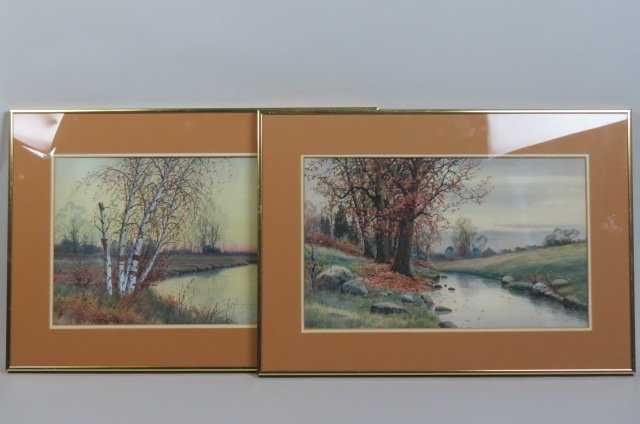 John Jesse Francis, watercolors, (1 of 6)