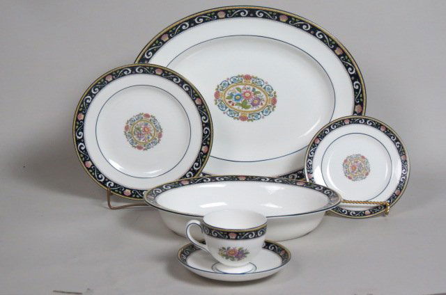 42 pc. Wedgwood "Runnymeade" China Service, (1 of 4)