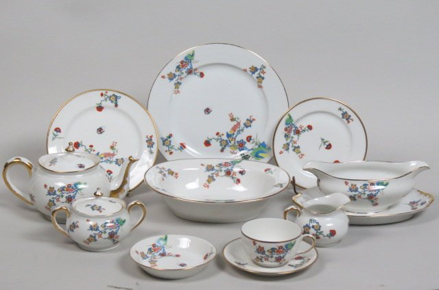 70 pcs. Limoges China Dinner Service, (1 of 6)