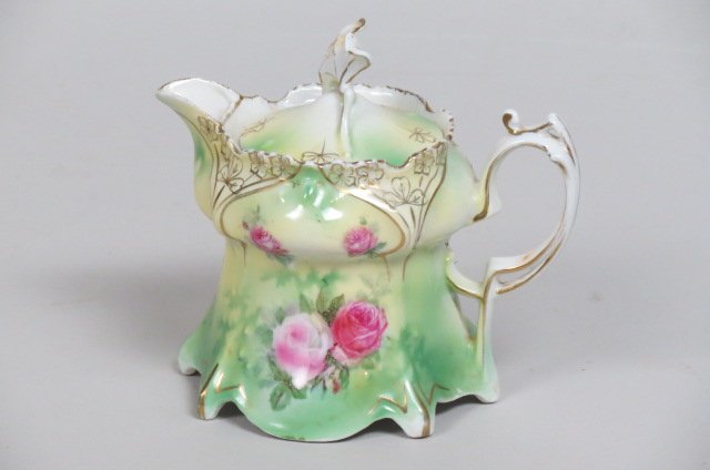 R.S. Prussia Porcelain Syrup Pitcher, (1 of 3)