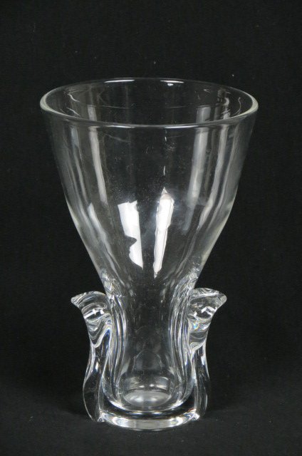 Steuben Crystal Vase, (1 of 2)