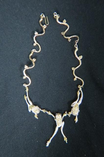 Barry Kieselstein Cord Sterling & 14k Gold Frog (1 of 5)