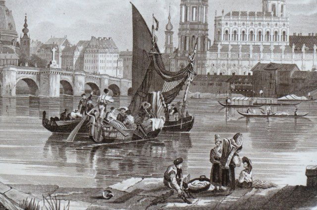 Early English Ironstone Transferware Platter, (1 of 2)