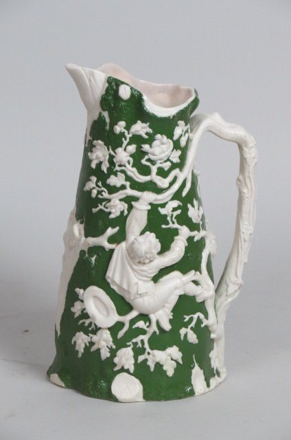 1850 Parian Jug "Nesting Birds", (1 of 5)