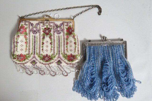 2 Vintage Beaded Purses, (1 of 3)