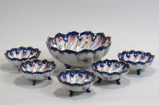 Pre-Nippon Porcelain Berry Set, (1 of 2)