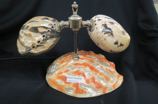 Abalone Shell Lamp, (1 of 2)