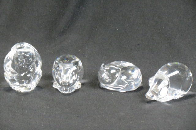 2 Steuben Crystal Animal Figurines, (1 of 2)