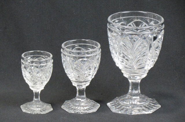 34 pcs. Crystal Stemware Service, (1 of 3)