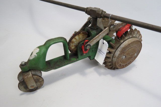 National Cast Iron Walking Lawn Sprinkler, (1 of 5)