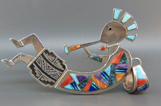 Earl Plummer Indian Figural Pendant of a Kapella (1 of 4)