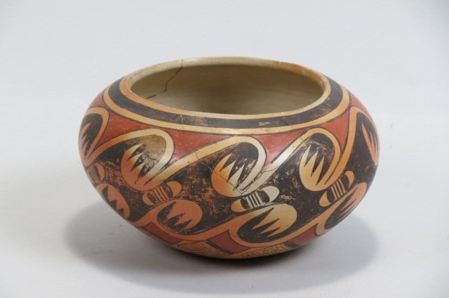 Fannie Nampeyo Hopi Indian Bowl, (1 of 2)