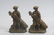 Pair of Bronze Figural Golfer Bookends,