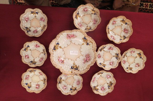 10 pc. Japanese Porcelain Berry Set, (1 of 2)