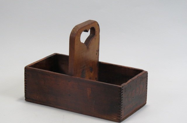 Victorian Wooden Nail Carrying Box, (1 of 3)