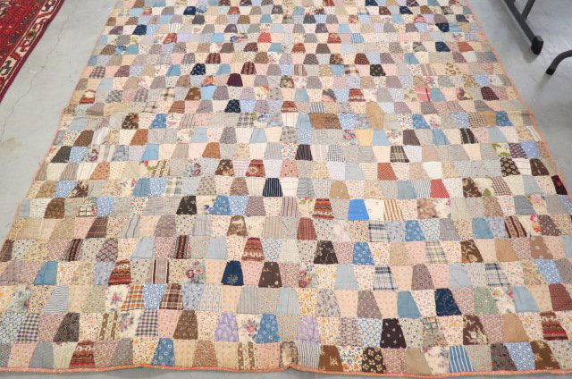 Antique Handmade Quilt, (1 of 3)