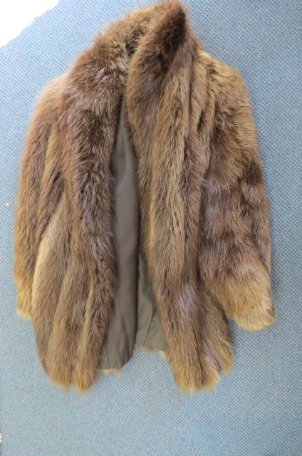A Trio of Fine Furs;: coat, shawl and collar.