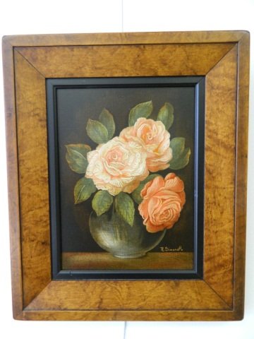 大型油彩画 R.Simonetto【Wood Art】