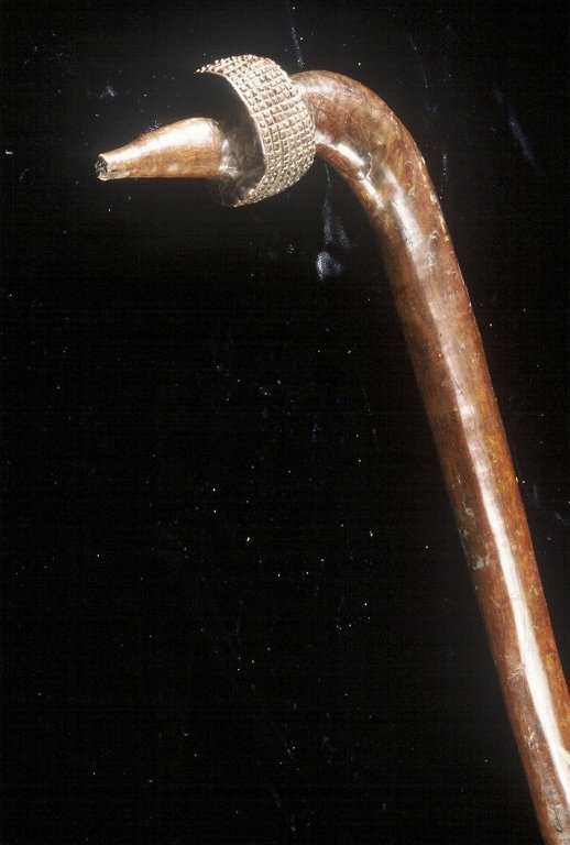 Fijian Totokia Club: #309 An early 19th century Fijian totokia war club, or the so-called "Pinapple" is readily recognized by its distinctive and formidable beaked head used to puncture skulls. Beautiful brown patina. Hei