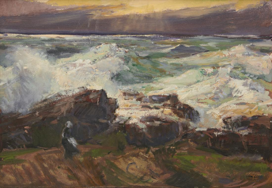 JAY CONNAWAY, (American, 1893-1970), Sunset Sea - (1 of 4)