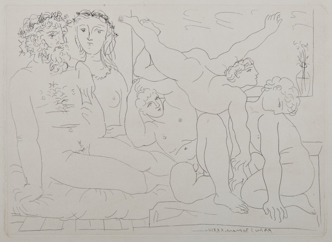 PABLO PICASSO, (Spanish, 1881-1973), Famille de (1 of 4)