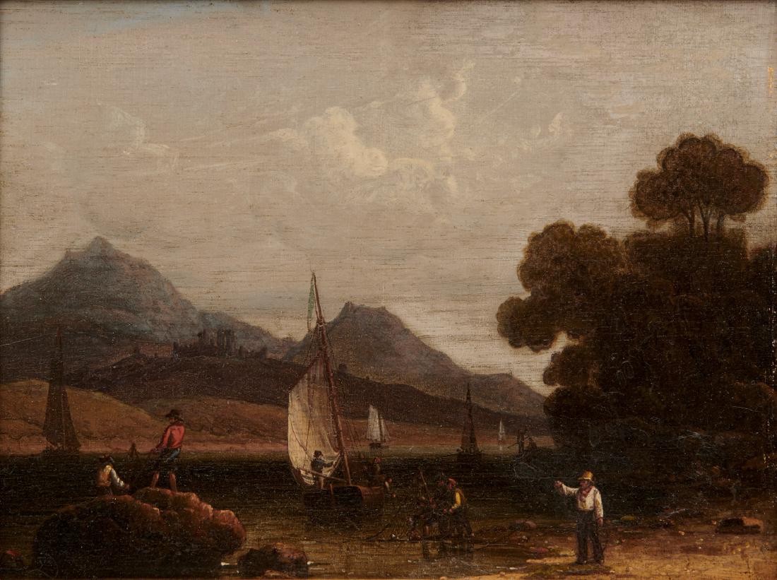 ROBERT SALMON, (American, 1775-c.1848), Fishermen at (1 of 5)